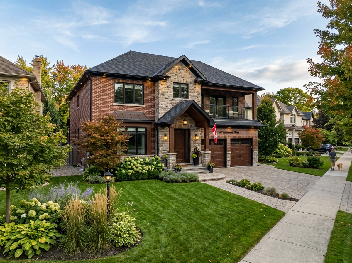 Relatable modern family home representing Ontario homeowners